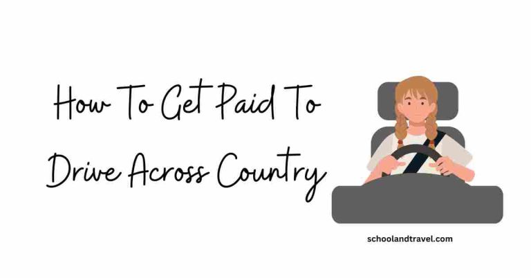 Get Paid To Drive Across Country