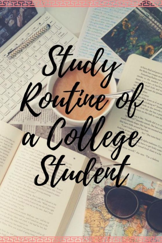 Study Routine of  a College Student