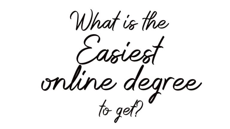 What is the easiest online degree to get