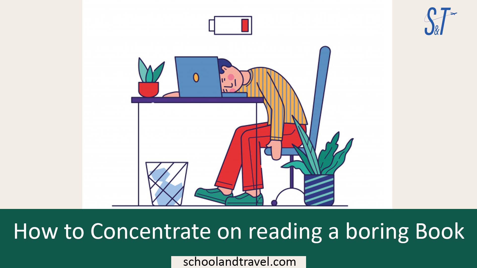 How to Concentrate on reading a boring Book