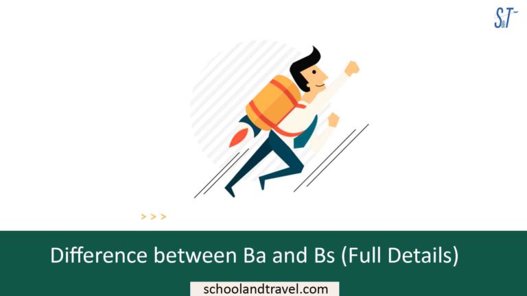 Difference between Ba and Bs (Full Details)