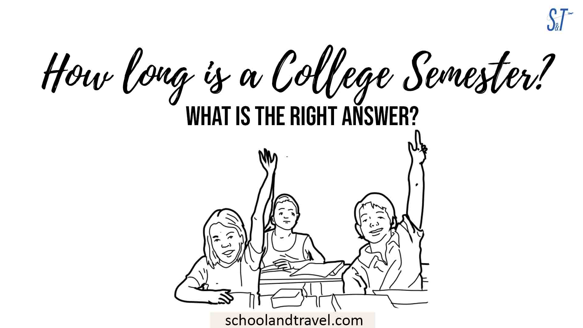 How long is a college semester? (Quick answer)