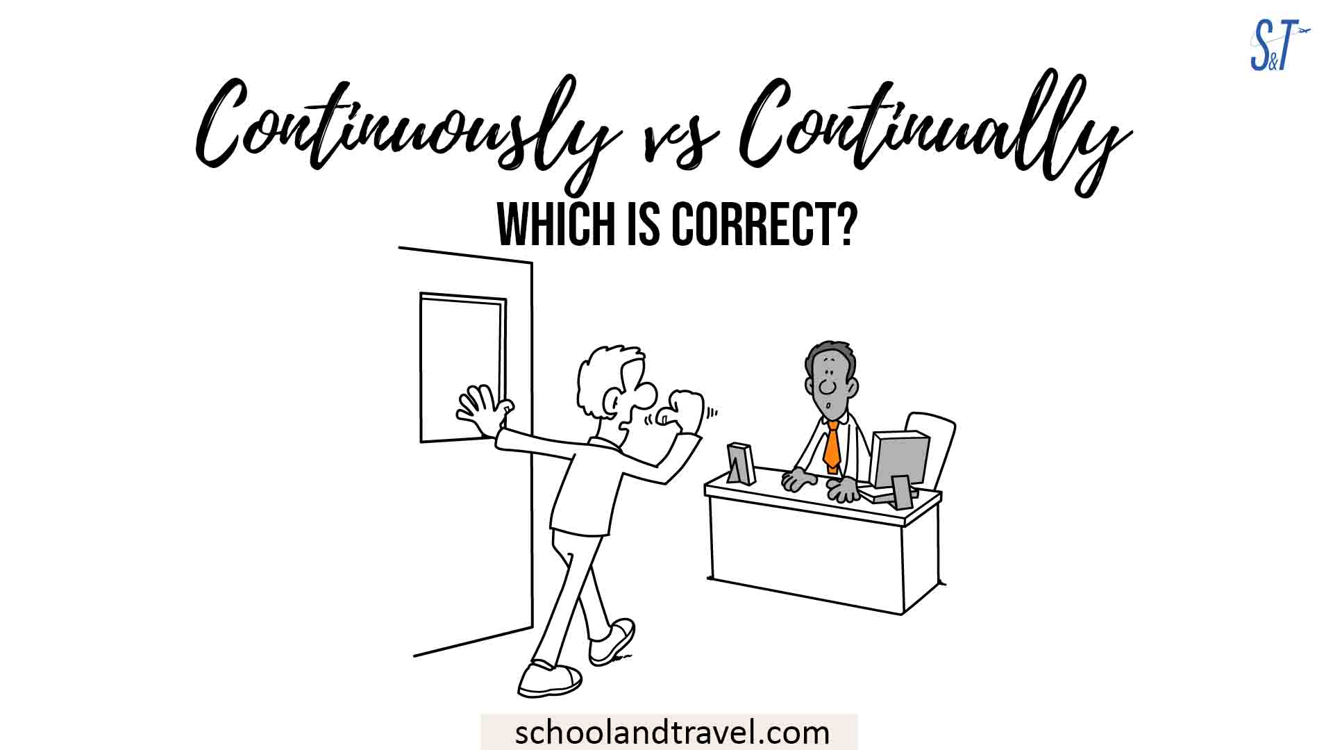 Continuously vs Continually