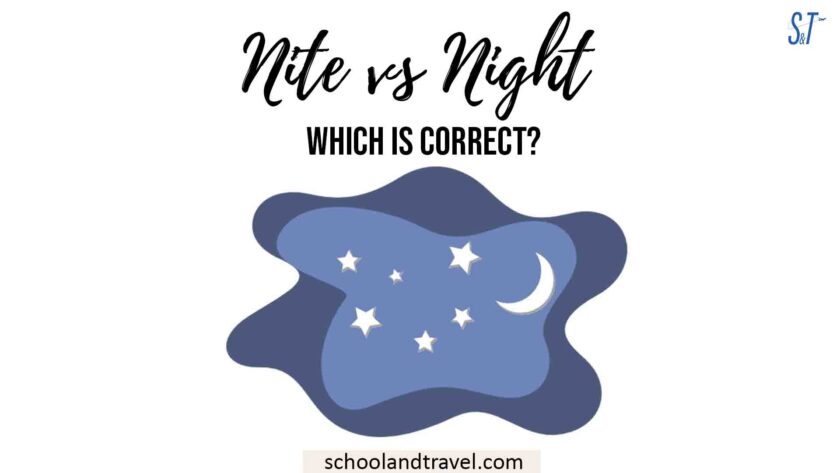 Nite vs. Night - Which is Correct?