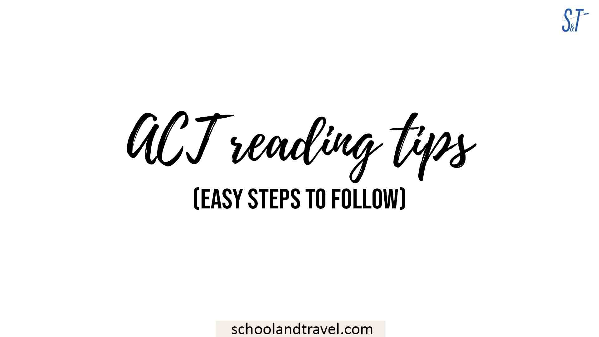 ACT reading tips