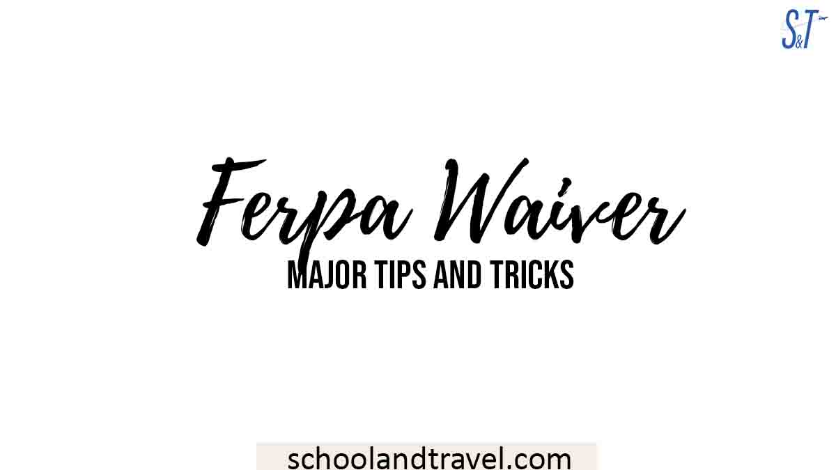 Ferpa Waiver