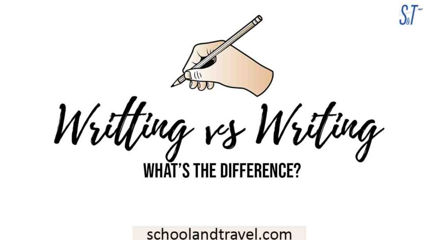 is it writing or writting