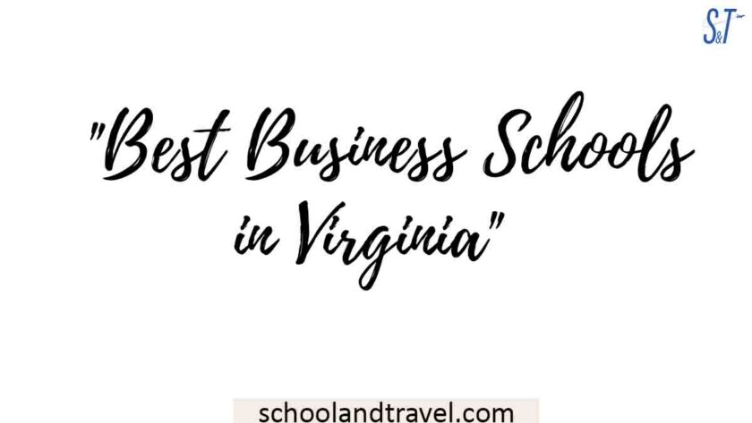 best university for business administration in virginia