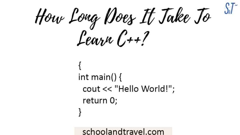 How Long Does It Take To Learn C++