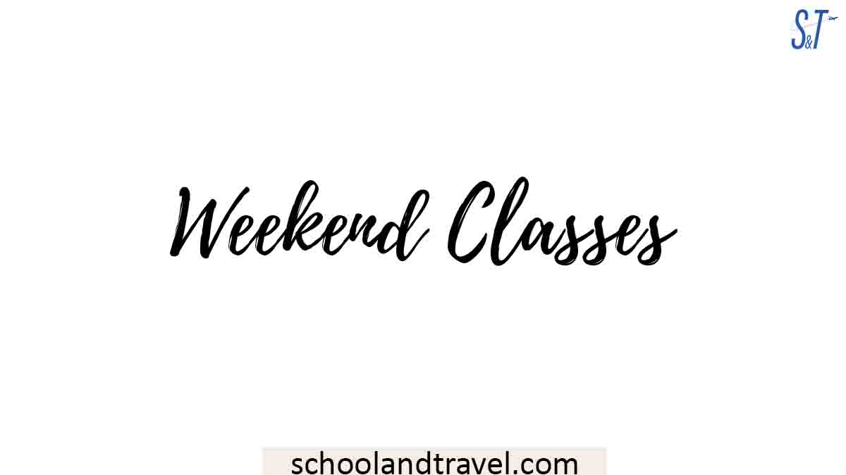 Weekend Classes