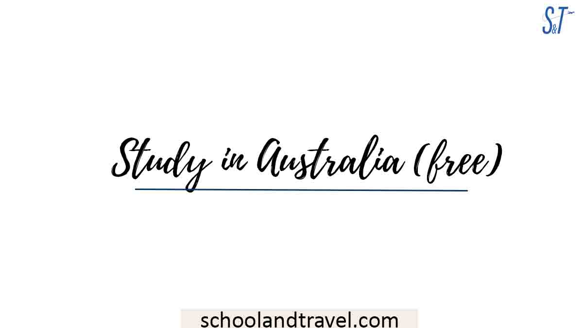 How to study in Australia for free
