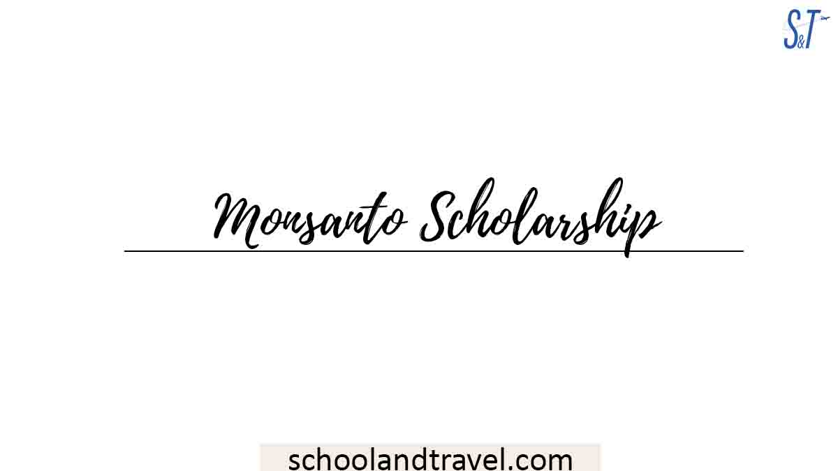 Monsanto Scholarship