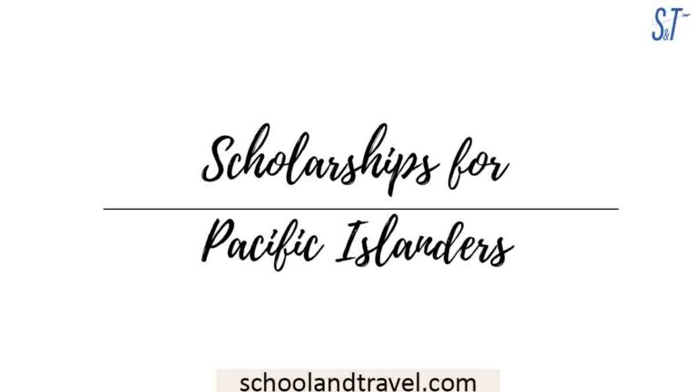 Scholarships for Pacific Islanders