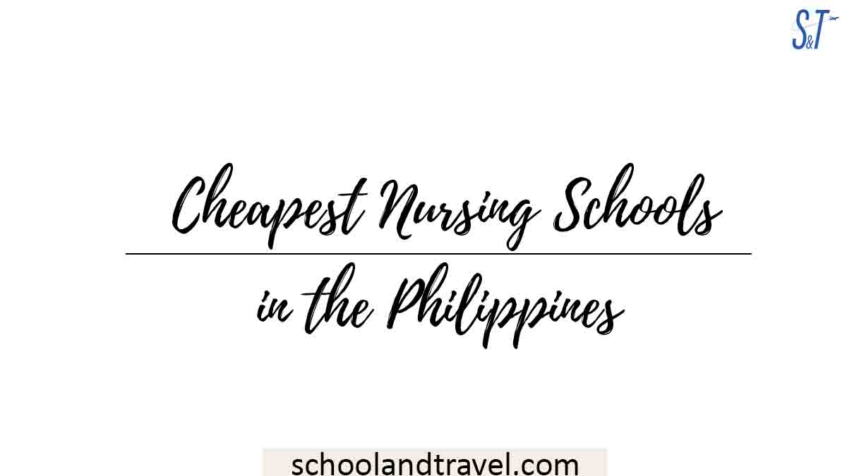Cheapest Nursing Schools in the Philippines