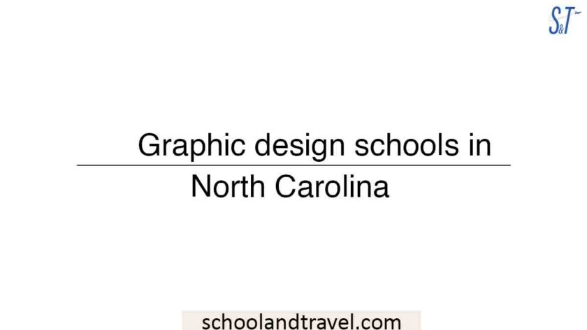 Graphic design schools in North Carolina