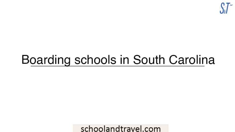 boarding schools in South Carolina