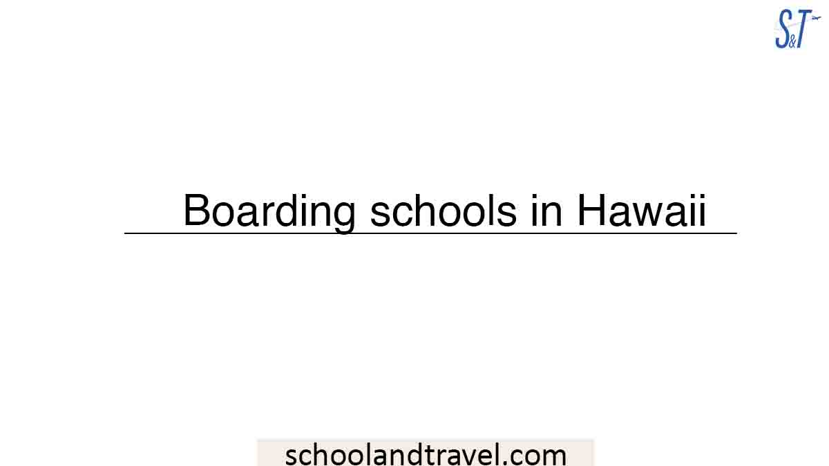 Boarding schools in Hawaii