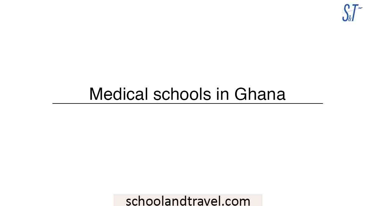 Medical schools in Ghana