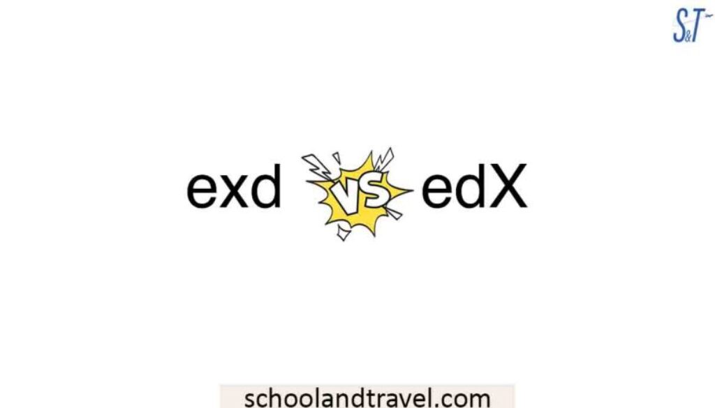 exd එදිරිව edX