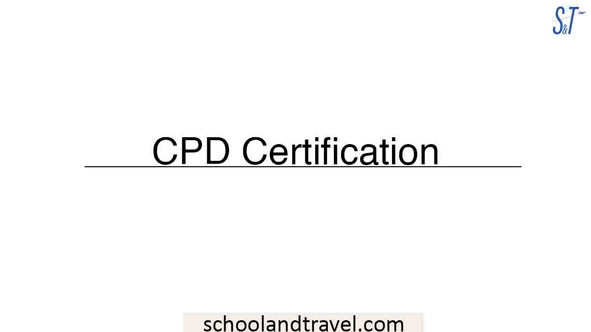 CPD Certification recognised in the USA
