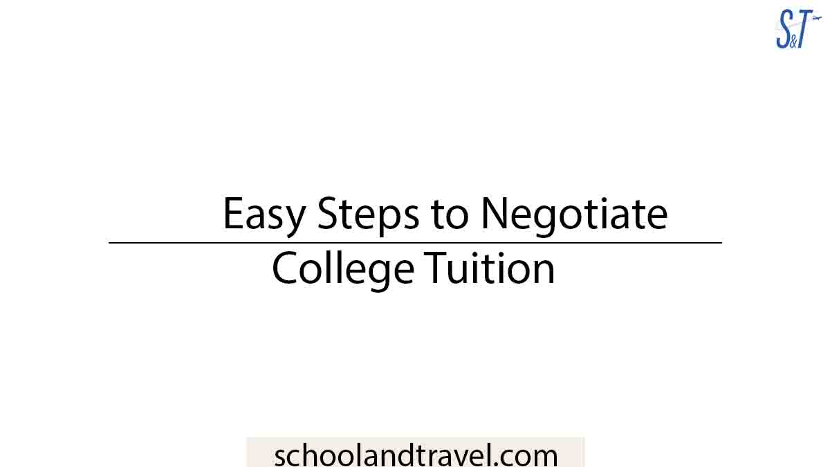 How to Negotiate College Tuition