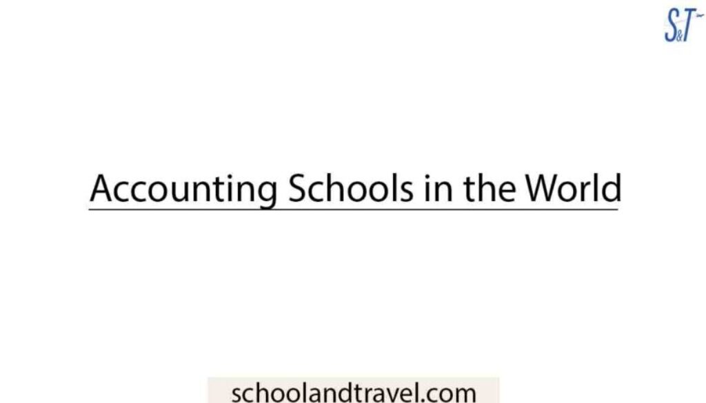 Accounting Schools in the World