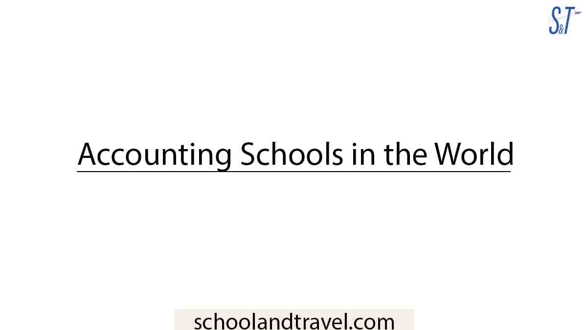 Accounting Schools in the World