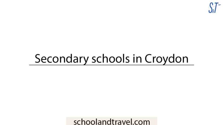Secondary schools in Croydon