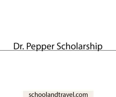 Dr. Pepper Scholarship
