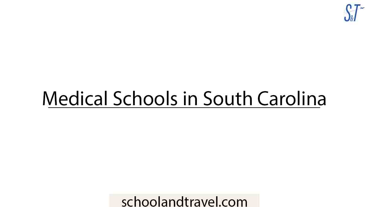Only 4 Best Medical Schools In South Carolina 2022