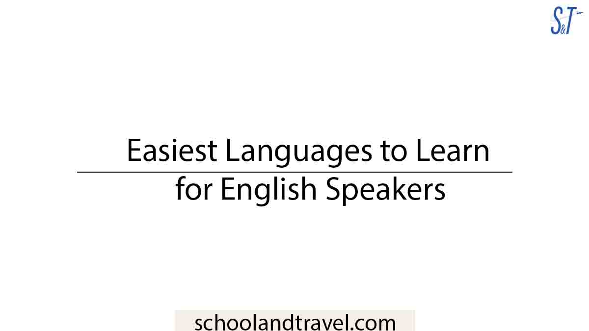 अंग्रेजी बोलने वालों के लिए सीखने के लिए सबसे आसान भाषाएँ