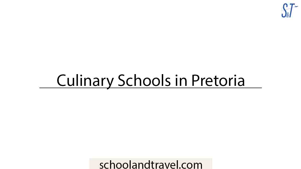 Culinary Schools in Pretoria