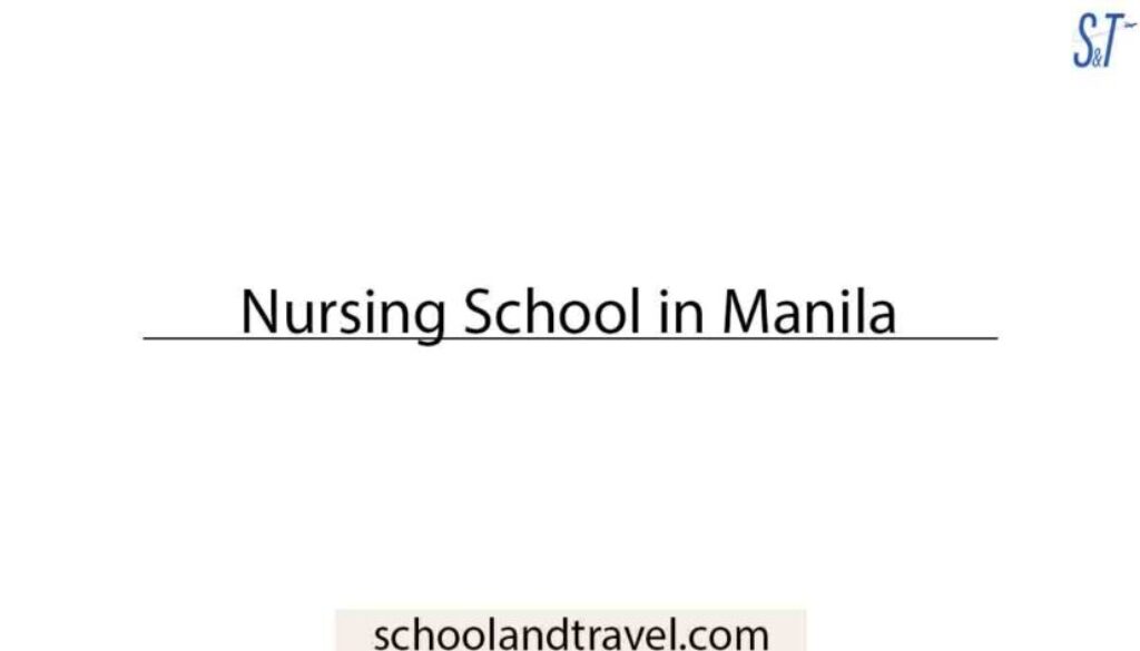 Nursing School in Manila