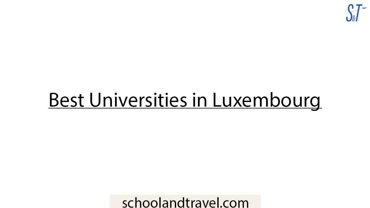 Best Universities in Luxembourg