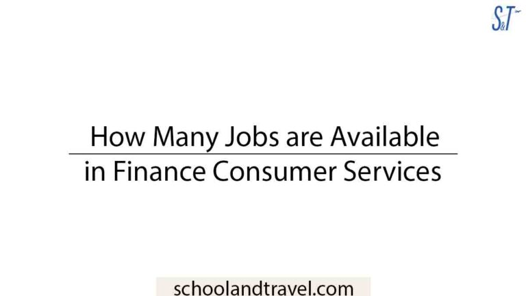 Finance Consumer Services တွင် အလုပ်မည်မျှရနိုင်သနည်း။