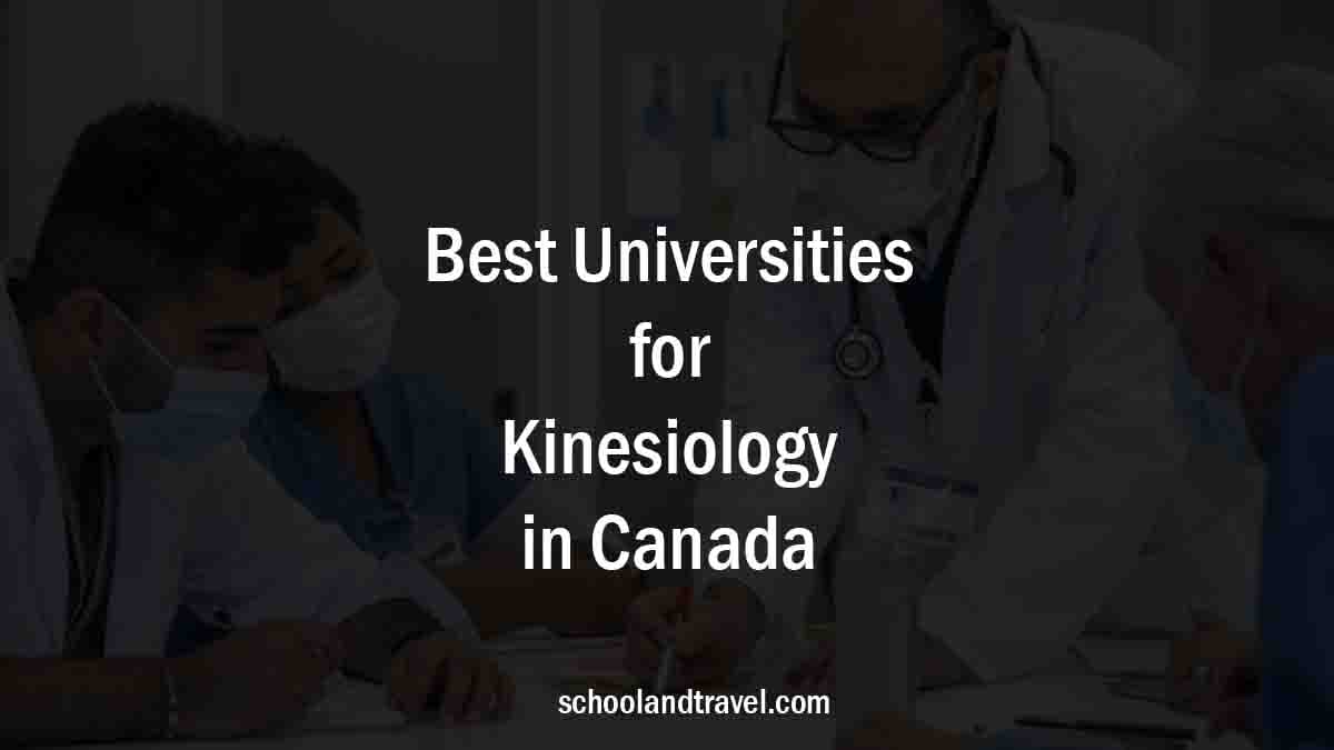 Universities for Kinesiology in Canada
