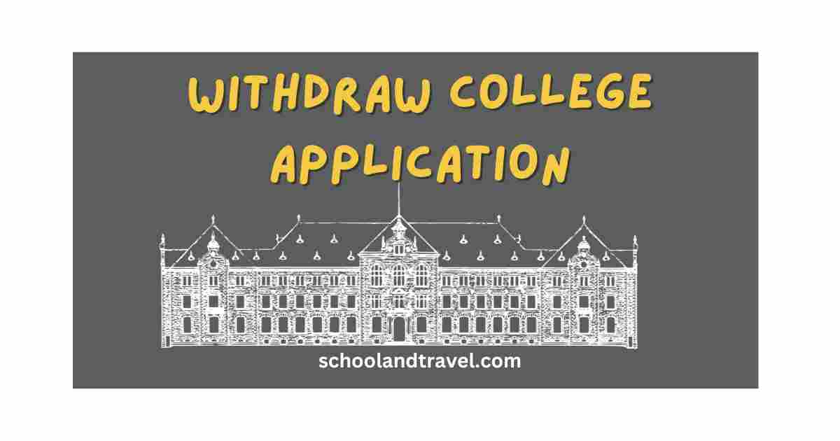 How To Withdraw College Application