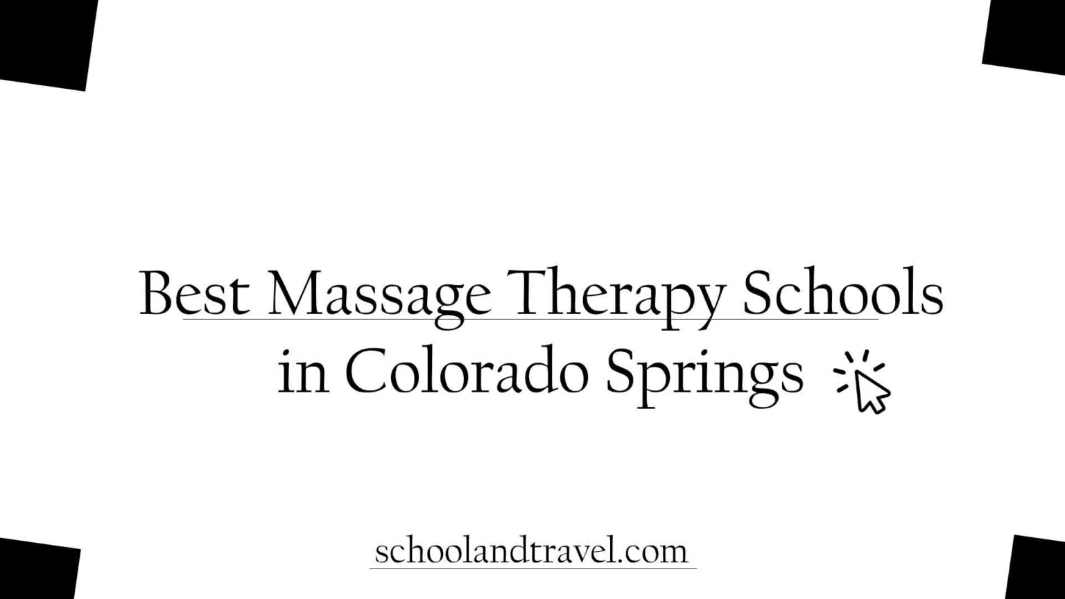 5 Best Massage Therapy Schools In Colorado Springs 2023 