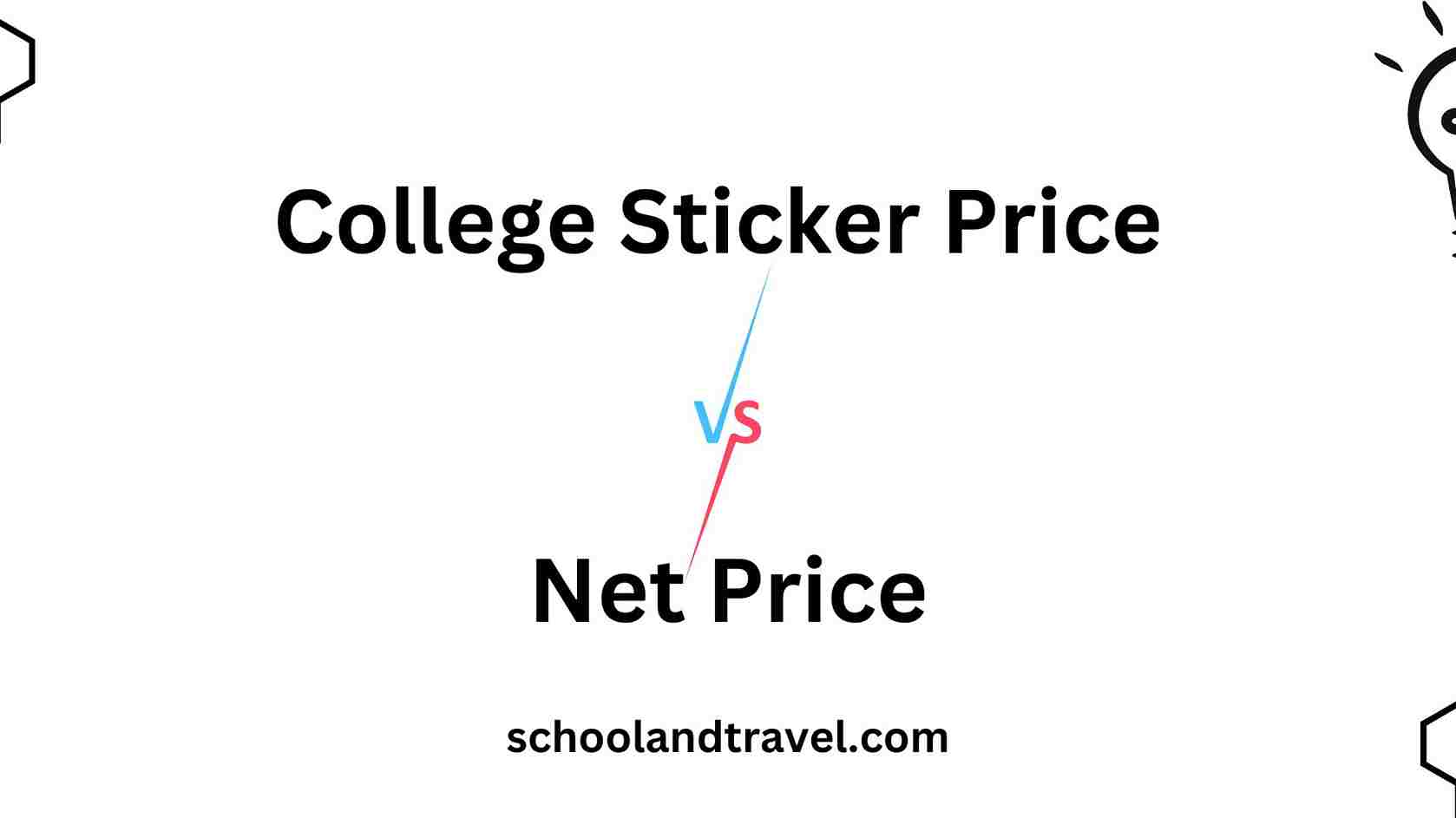 College Sticker Price vs. Net Price