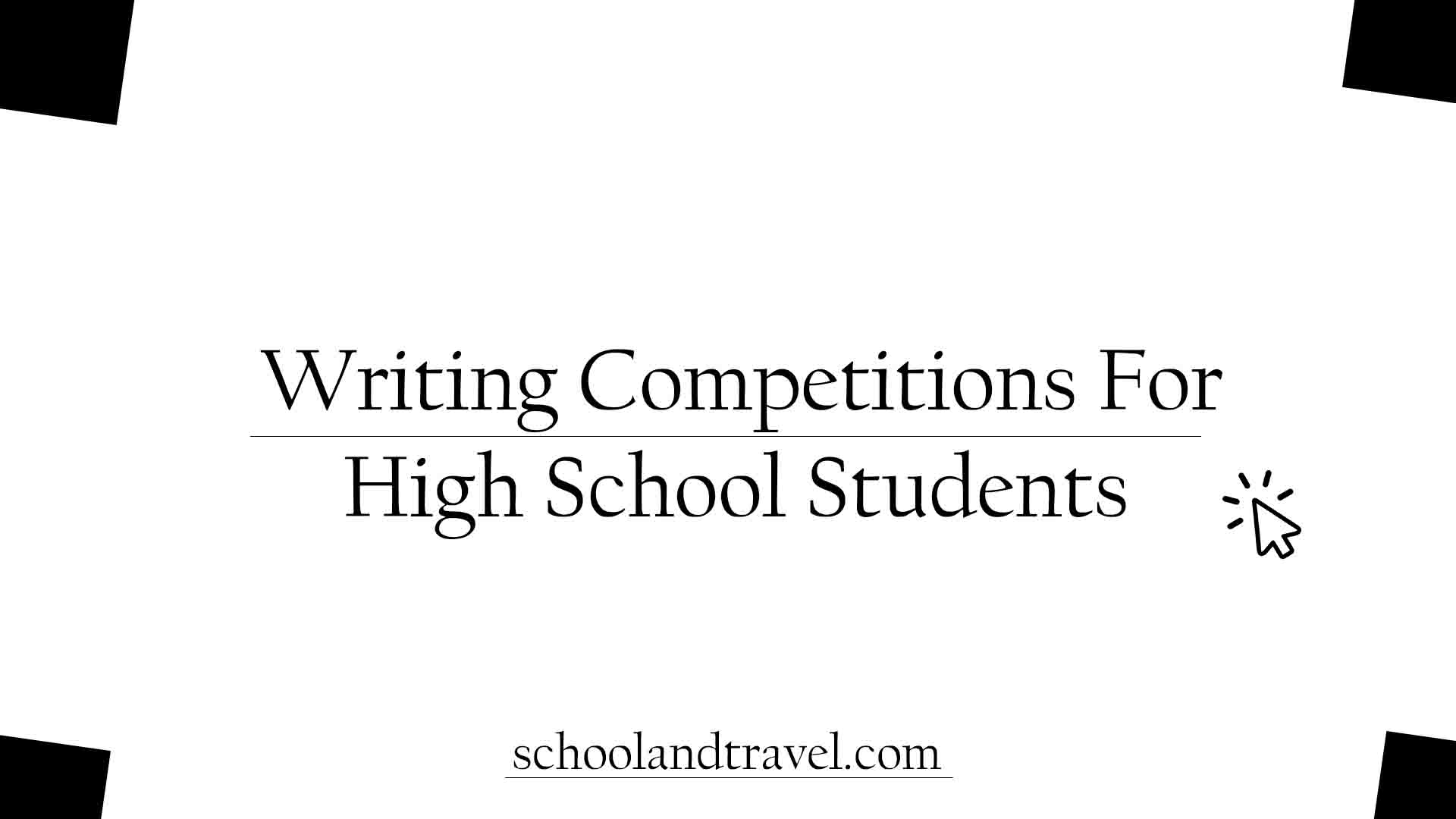 7+ Writing Competitions For High School Students (FAQs) 2024