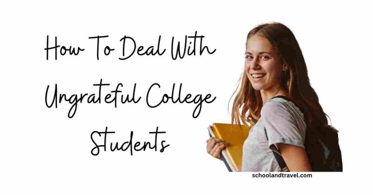 איך להתמודד בקלות עם סטודנטים חסרי תודה